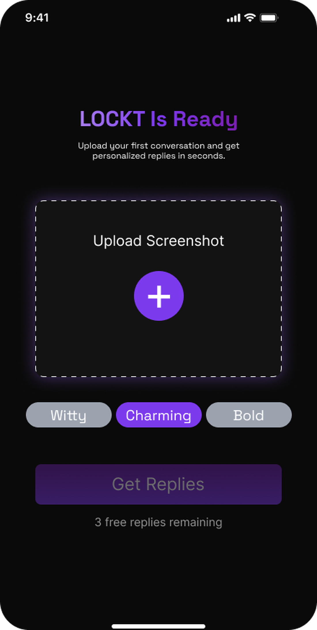 Lockt is ready — upload screenshot